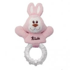 Trudi baby Teething Ring Rabbit Pink