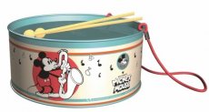 Mickey Mouse Classic Tambour en tôle avec bâtons et cordon
