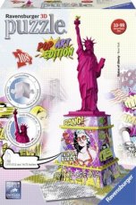 000.002.552 Ravensburger 3D puzzle Statue of Liberty New York Pop Art Edition 108st
