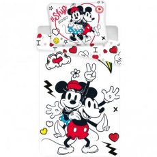 Disney Minnie Mouse Dekbedovertrek Retro Heart 1 persoons
