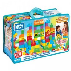 Fisher Price Mega Bloks Build 'n Learn Let's Learn Deluxe building bag