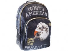 000.000.223 Animal Planet Backpack North American Eagle Wolf Backpack