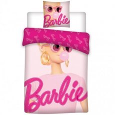 Barbie Bubble dekbedovertrek 1 persoons 140 x 200 cm