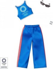 Barbie Fashions Olympische Spelen 2020 Blauw Training