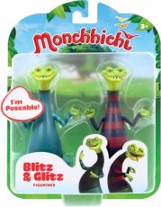 000.004.277 Silverlit speelfiguren Monchhichi Blitz & Glitz