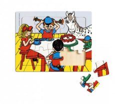 000.004.870 Pippi Longstocking Frame Puzzle 15 pieces