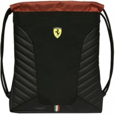 000.004.883 Ferrari Gymbag / Turnzak Nero zwart
