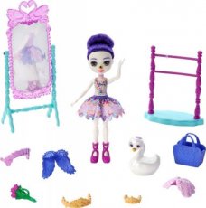 000.005.584 Sarely Cygne Ballet Studio Set - Enchantimals Mini Doll