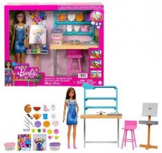 Barbie Artist Playset with clay