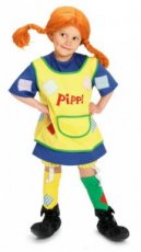 Pippi Langkous verkleedkleding kostuum maat 110-116 4-5 jaar