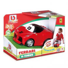 Burago Junior U-turn pull-back Rode Ferrari