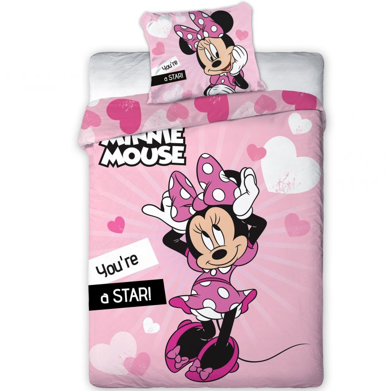 Het Monica Investeren Disney Minnie Mouse Dekbedovertrek Proud 1 persoons - Girls Boys & Toys